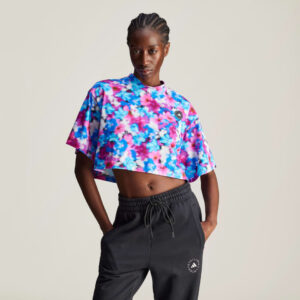 adidas adidas by Stella McCartney Printed Crop Tee