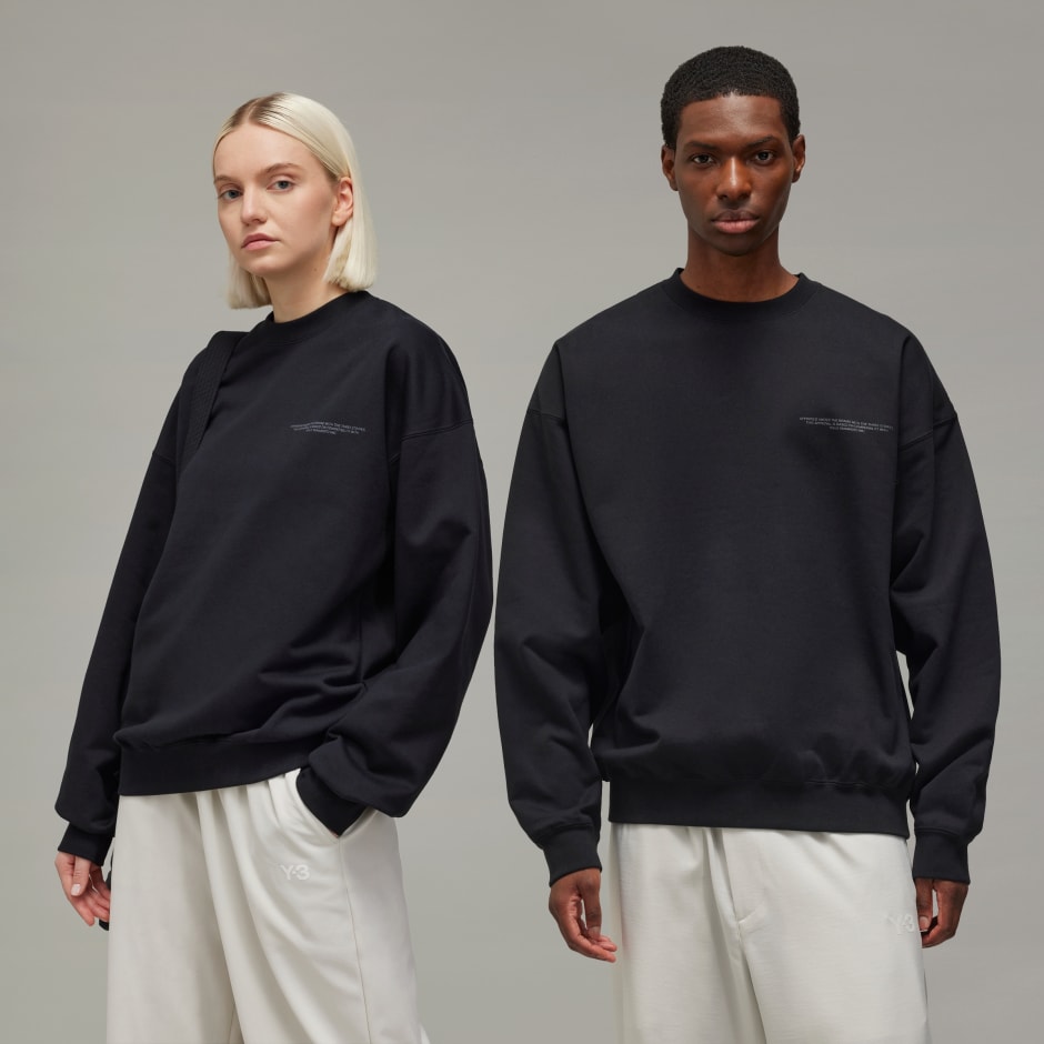 adidas Y-3 Logo Crew Sweatshirt