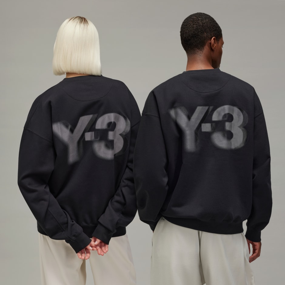 adidas Y-3 Logo Crew Sweatshirt - Image 2