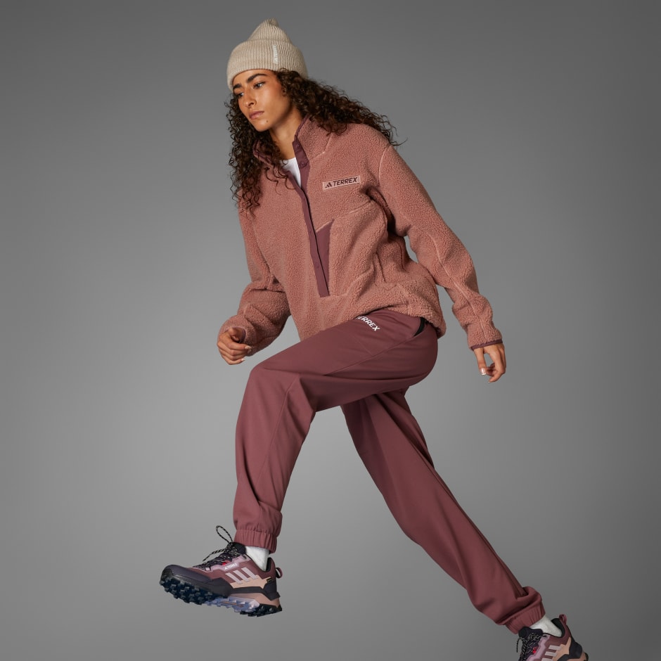 adidas Terrex Xploric High Pile Fleece Pullover Sweatshirt - Image 2
