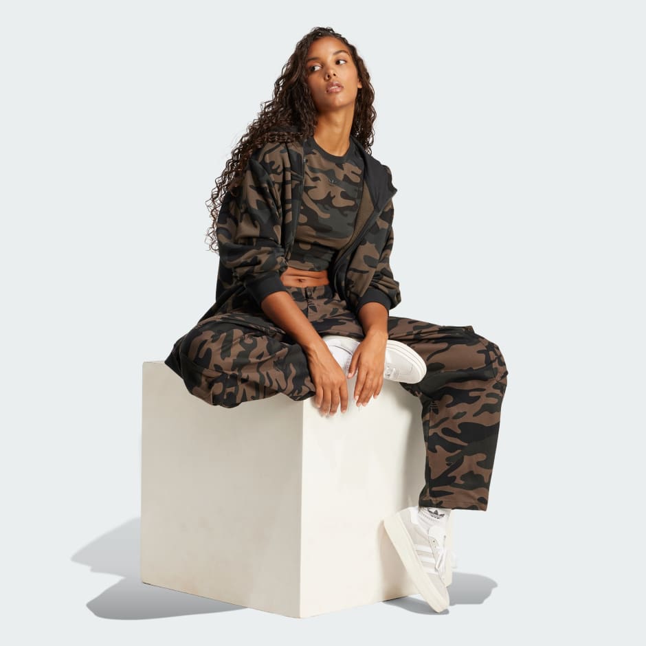 adidas Camo Allover Print Baby Tee - Image 2