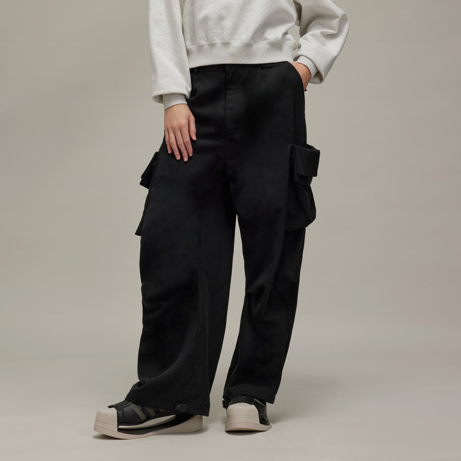 adidas Y-3 Washed Twill Cargo Pants