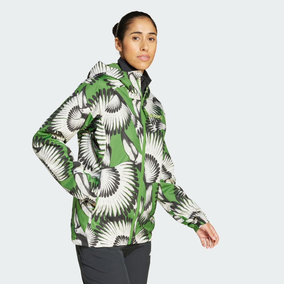 adidas Terrex FARM Rio Multi 2-Layer Rain Jacket - Image 2