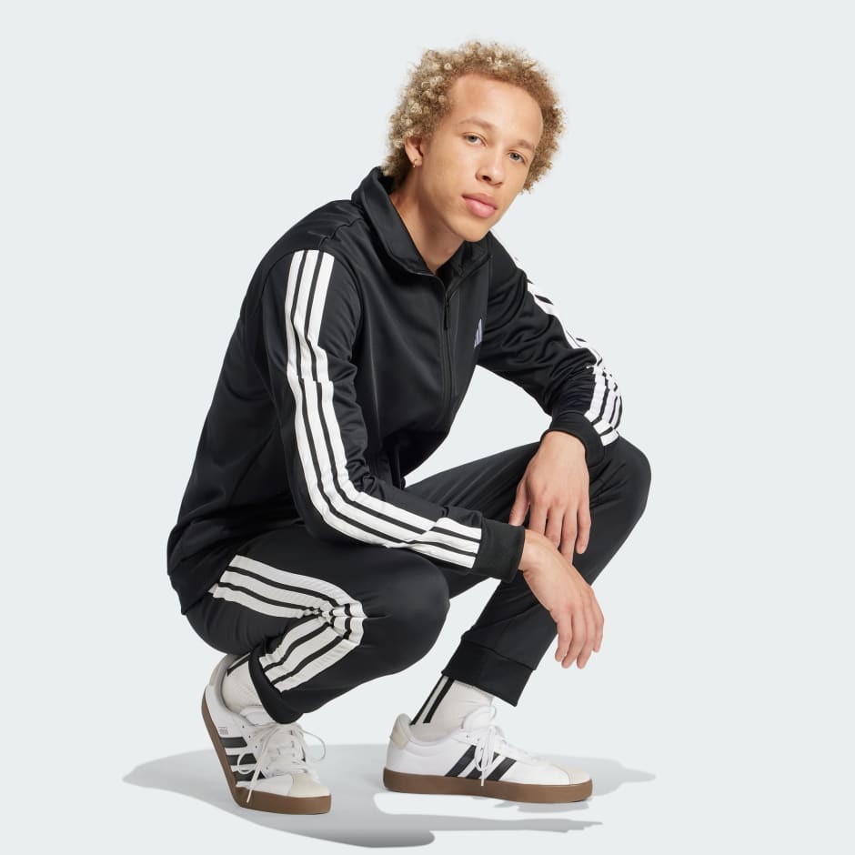 adidas Sportswear Basic 3-Stripes Tricot Track Suit - Image 2
