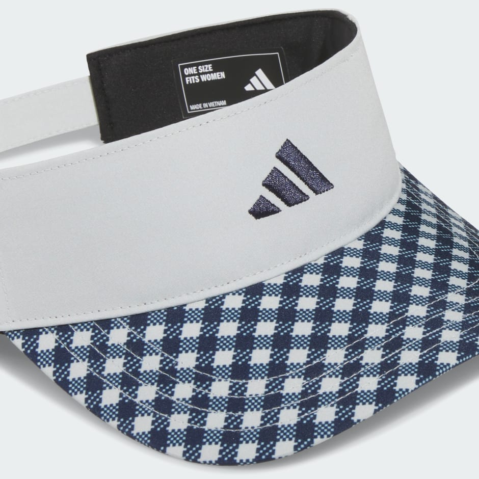 adidas Tour Gingham Visor - Image 2