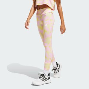 adidas Train Essentials Flower Print Leggings Kids