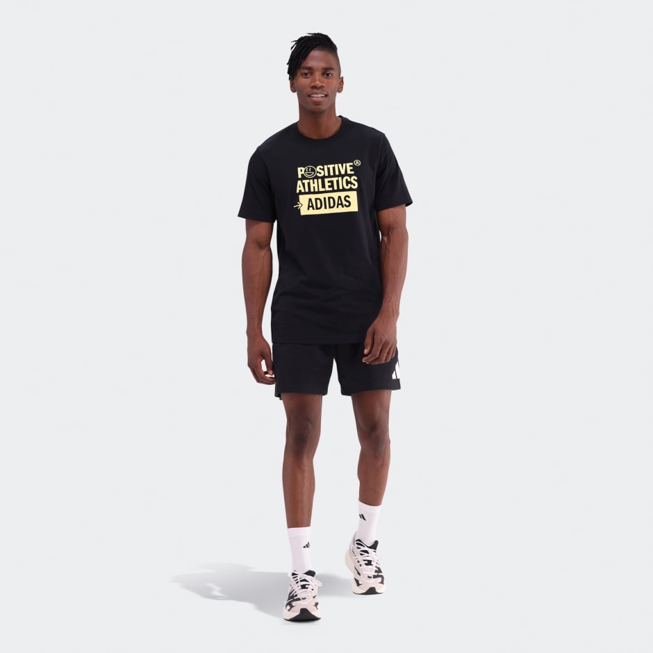 adidas Lounge Verbiage Graphic T-Shirt - Image 2