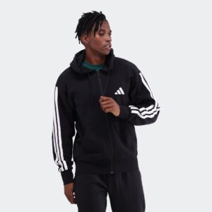 adidas Essentials 3-Stripes Fleece Hoodie
