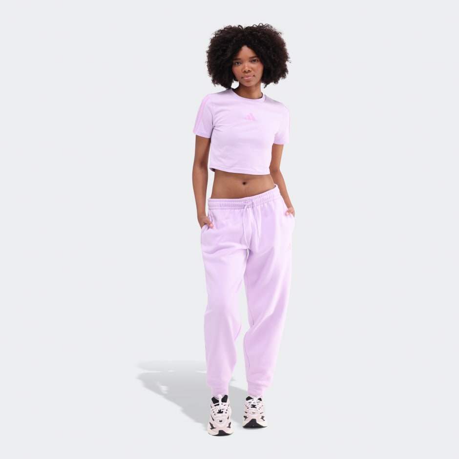 adidas Essentials 3-Stripes Slim Baby T-Shirt - Image 2