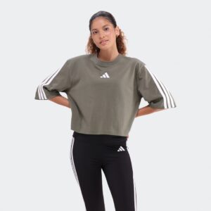 adidas Essentials 3-Stripes Cotton Loose T-Shirt