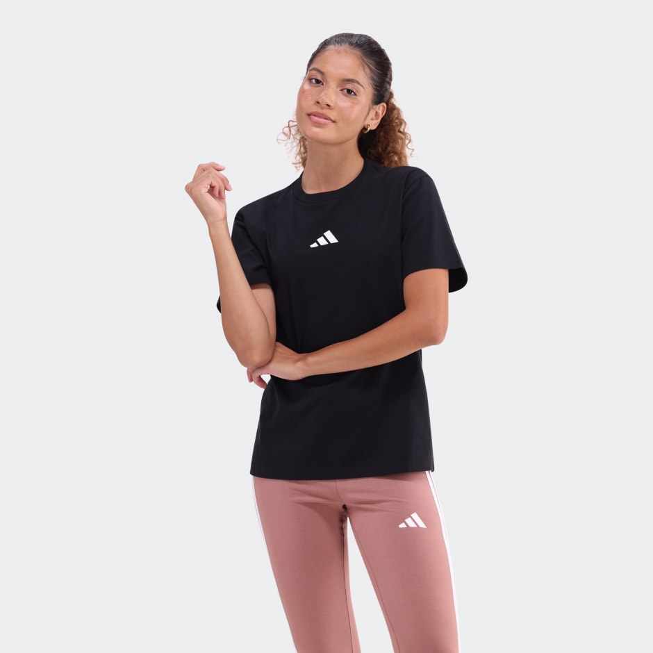 adidas Essentials Small Logo Cotton T-Shirt