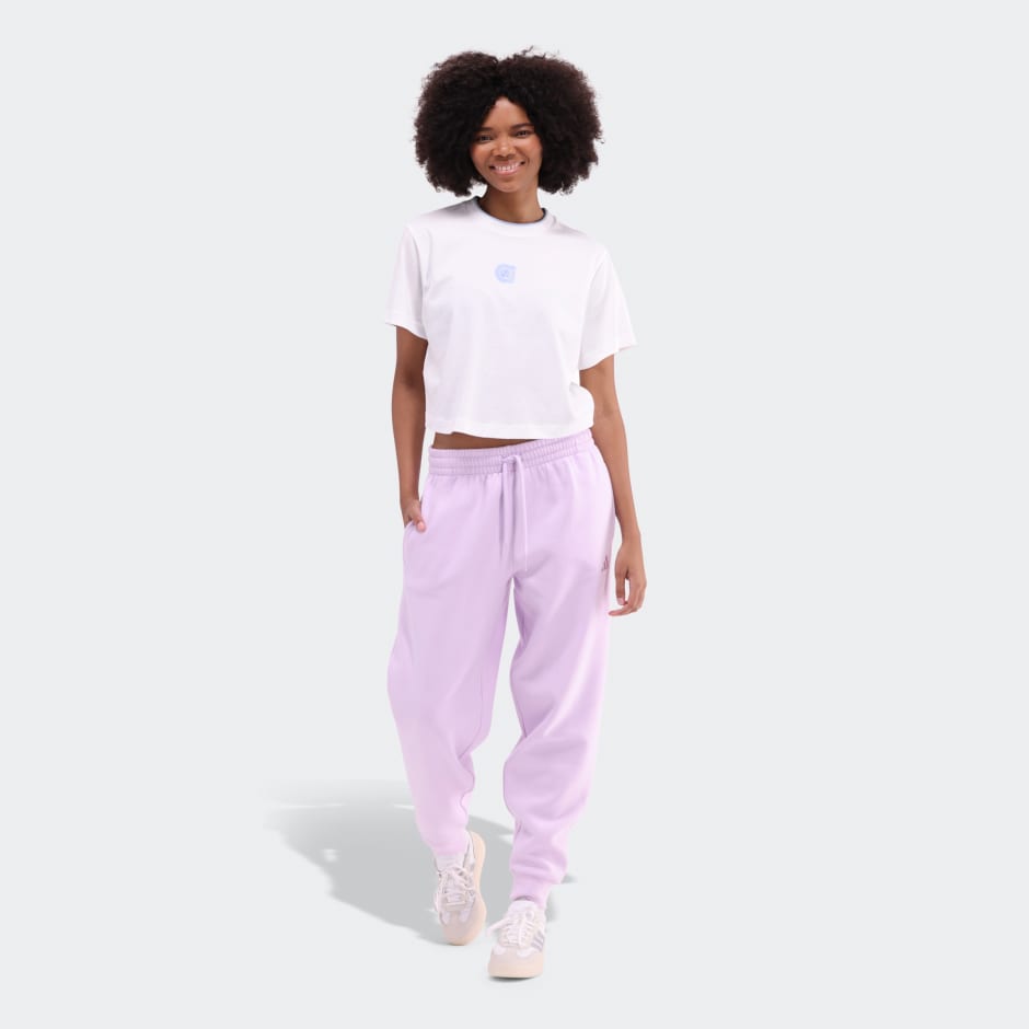 adidas Summer Prep Graphic Crop T-Shirt - Image 2