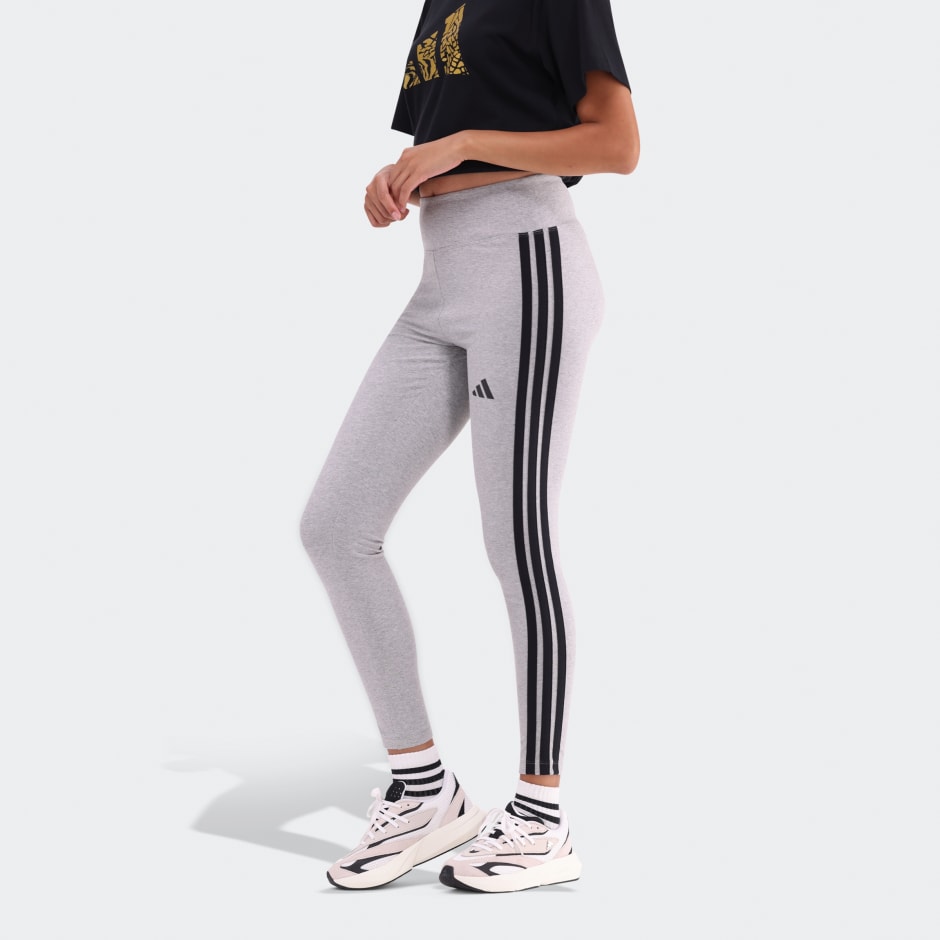 adidas Essentials 3-Stripes Cotton Leggings