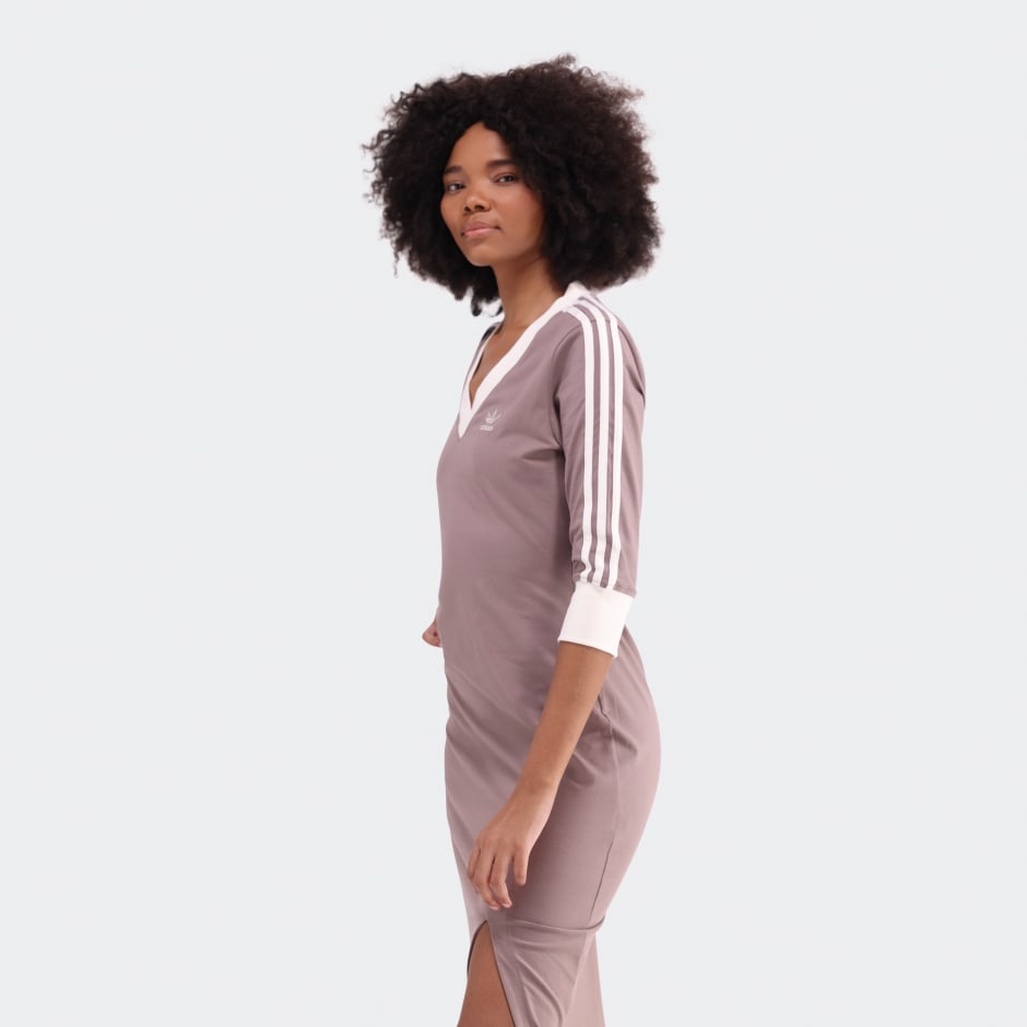 adidas Adicolor Classics 3-Stripes Maxi Dress