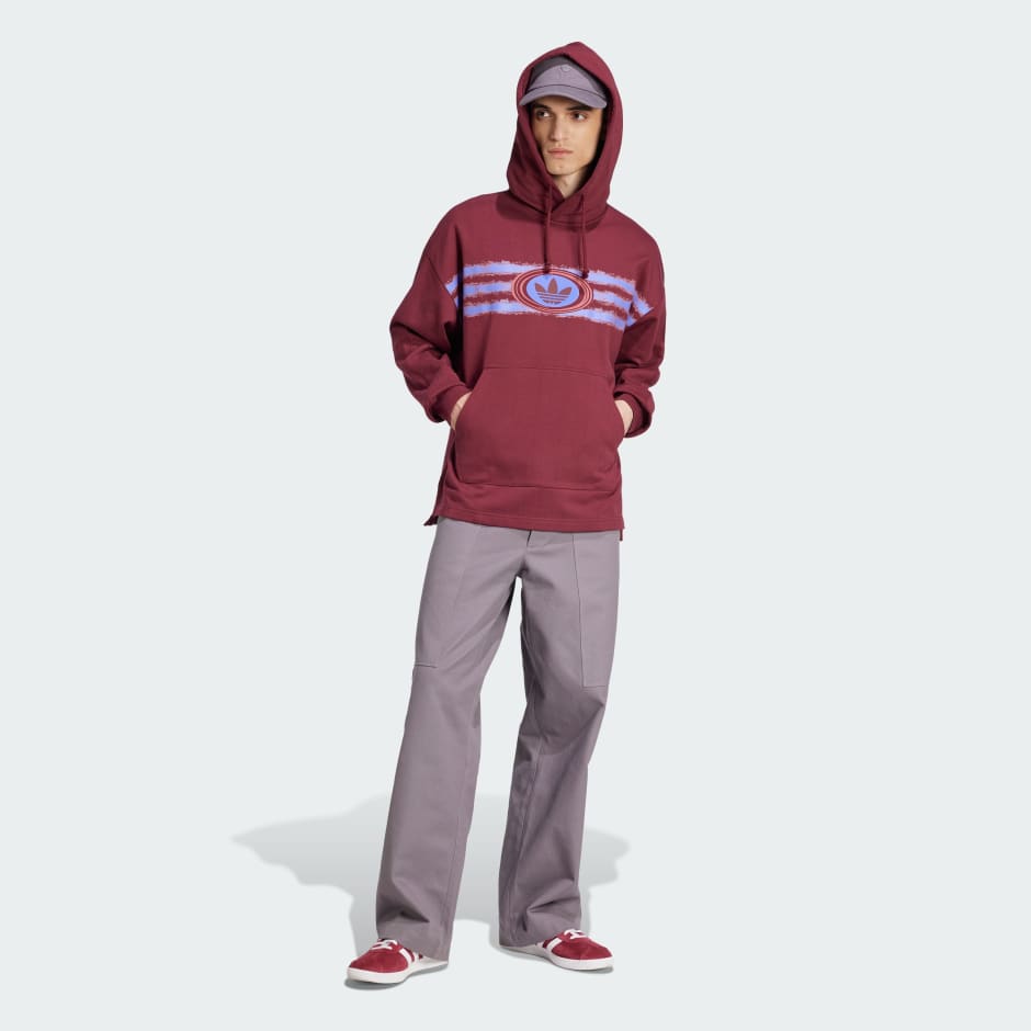 adidas adidas Originals 90s Fleece Hoodie - Image 2