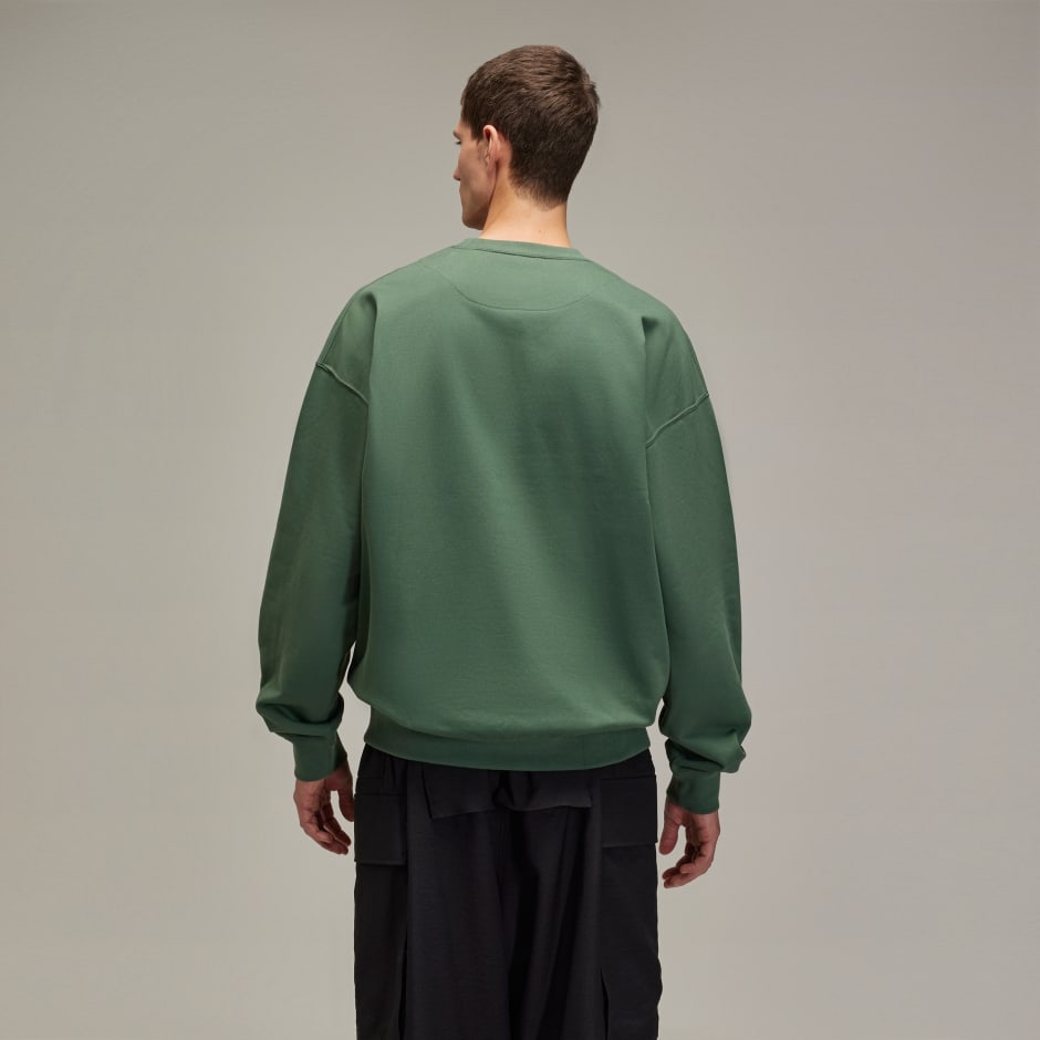 adidas Y-3 French Terry Crew Sweater - Image 2