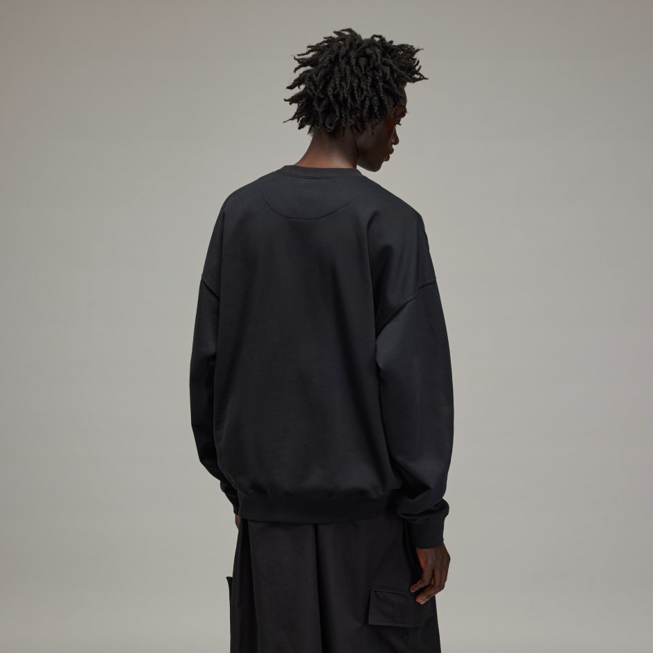 adidas Y-3 French Terry Crew Sweater - Image 2