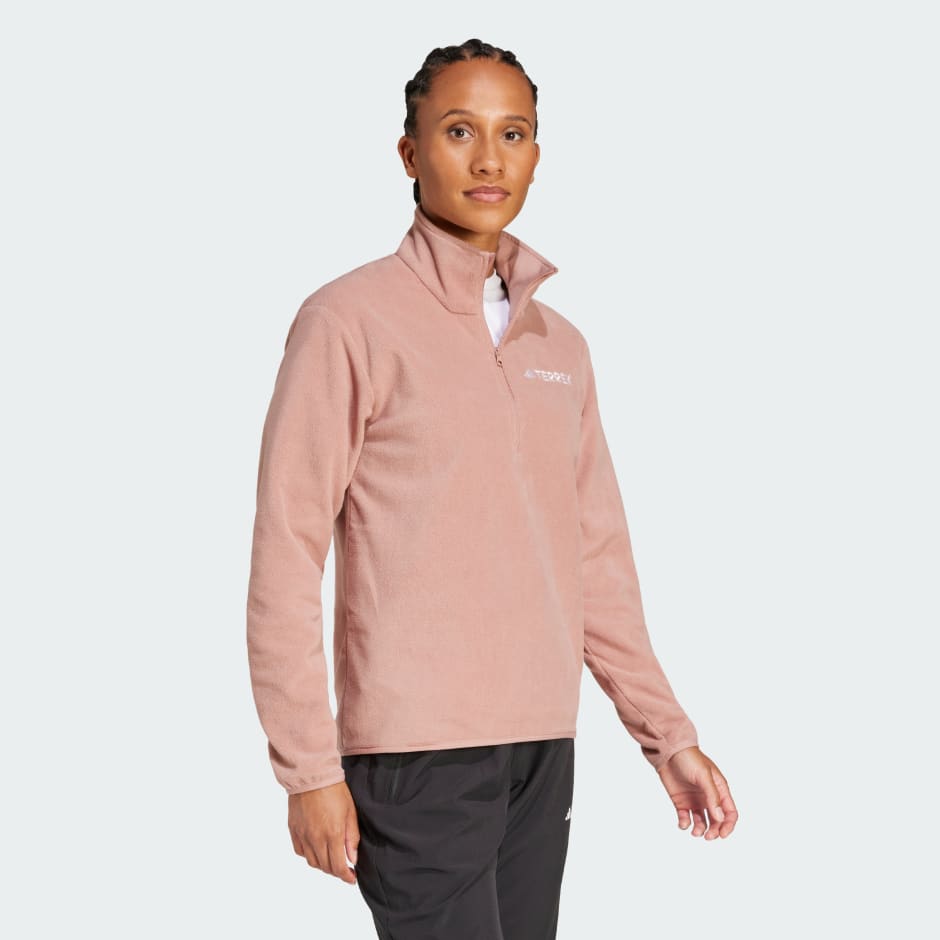adidas Multi Essentials 1/2 Zip Fleece Jacket - Image 2