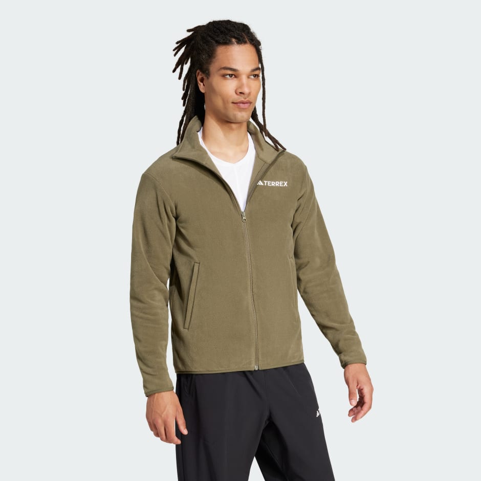 adidas Multi Essentials Full-Zip Fleece Jacket - Image 2