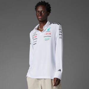 adidas MERCEDES - AMG PETRONAS FORMULA ONE TEAM POLO LONG SLEEVE MEN