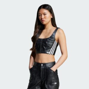 adidas Adilenium Season 3 Vintage Faux Leather Top